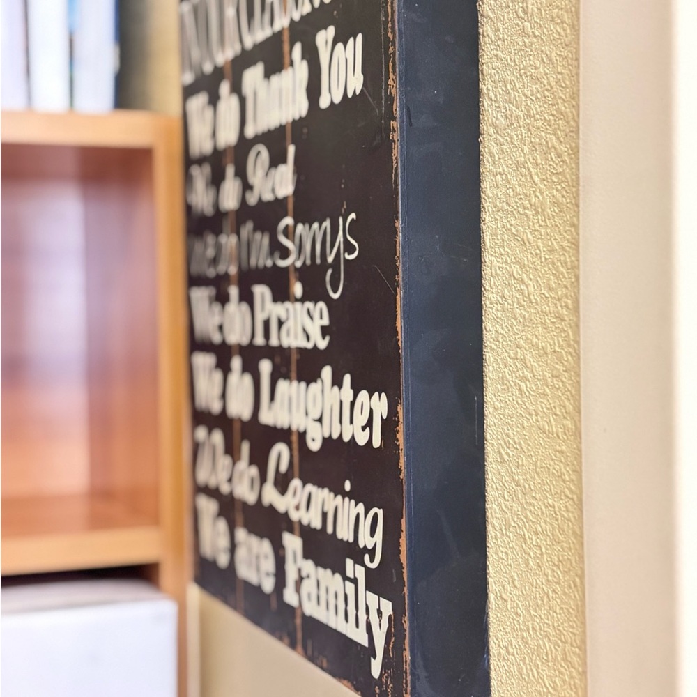 Black and White Classroom Wall Sign - Picture 2 of 4